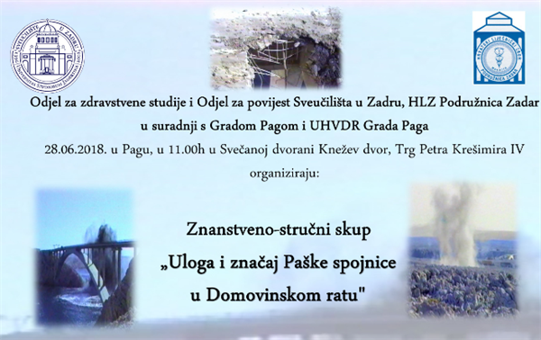 Znanstveno-stručni skup „Uloga i značaj Paške spojnice u Domovinskom ratu"